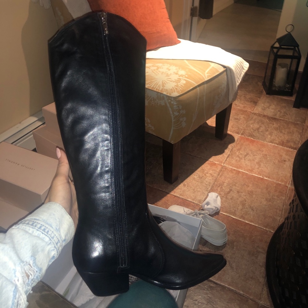 Schutz tall cowboy boots